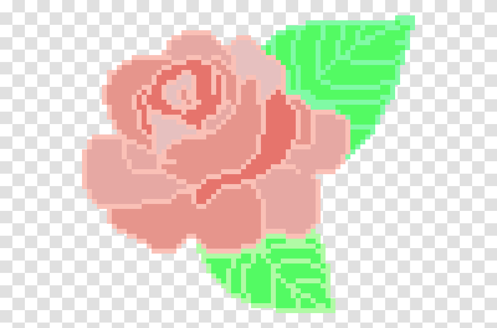 Rose Pixel Art Flower, Plant, Blossom, Rug, Carnation Transparent Png