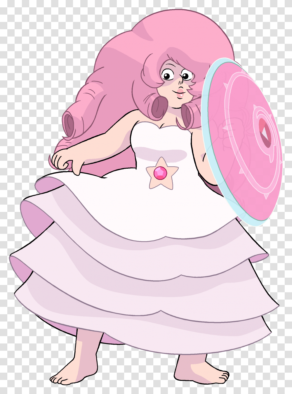 Rose Quartz Deko2 Shield Steven Universe Rose Cuarzo, Toy, Frisbee Transparent Png