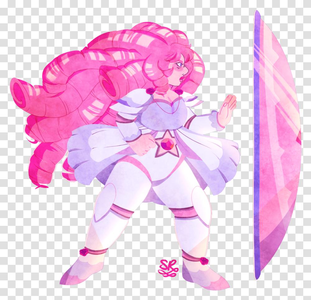 Rose Quartz Steven Universe Fictional Character, Person, Pattern, Graphics, Floral Design Transparent Png