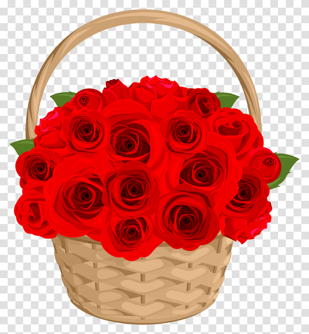 Rose Rose, Plant, Basket, Flower, Blossom Transparent Png