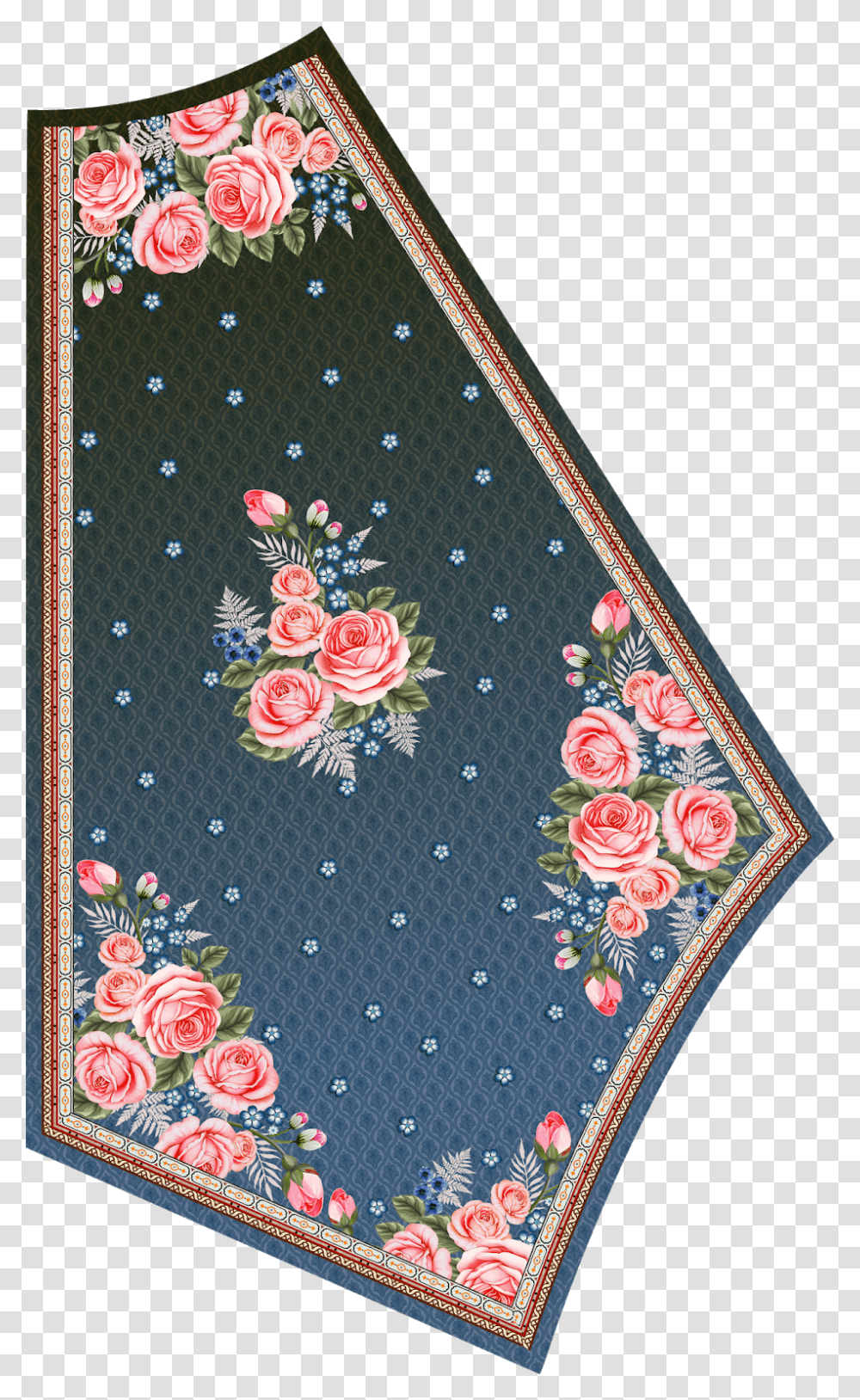 Rose, Rug, Pattern, Embroidery, Floral Design Transparent Png