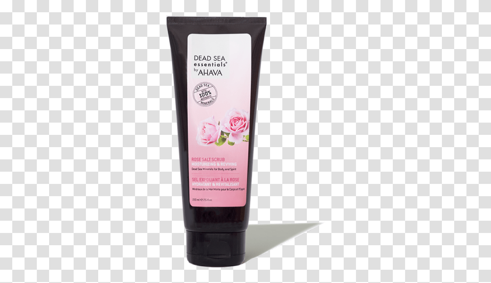 Rose Salt Scrub Cosmetics, Bottle, Lotion, Shampoo Transparent Png