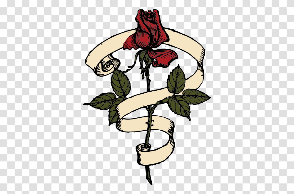 Rose Scroll, Floral Design, Pattern Transparent Png