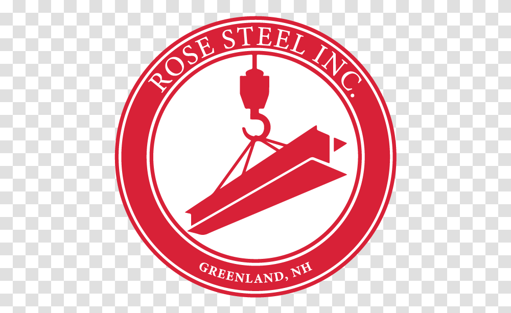 Rose Steel Logo Logo For Steel Company Clipart Full Size Emblem, Symbol, Trademark, Label, Text Transparent Png