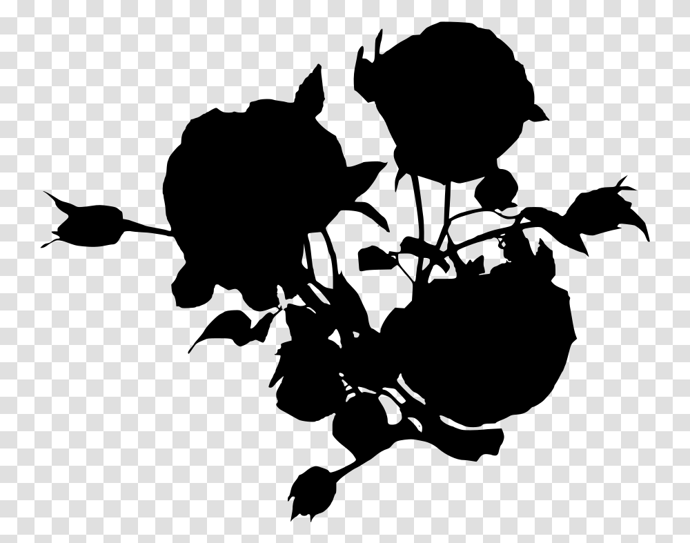 Rose Stencil Rose, Gray, World Of Warcraft Transparent Png