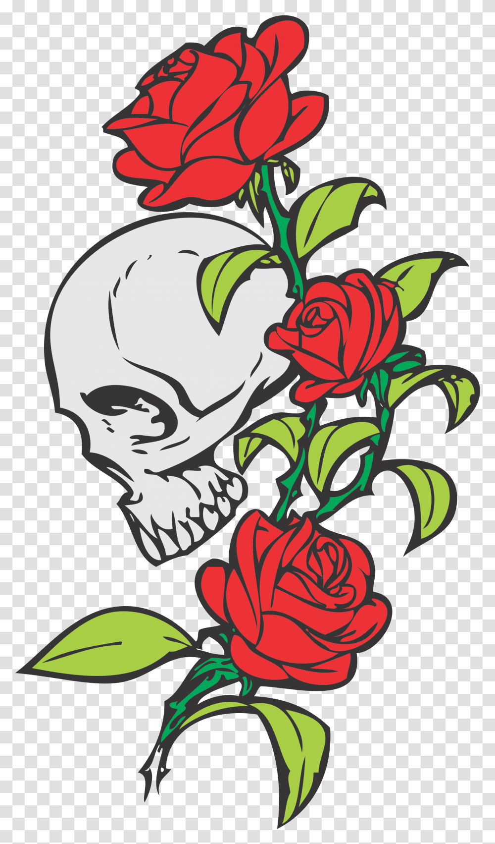 Rose Tattoo Design Drawing, Floral Design, Pattern Transparent Png
