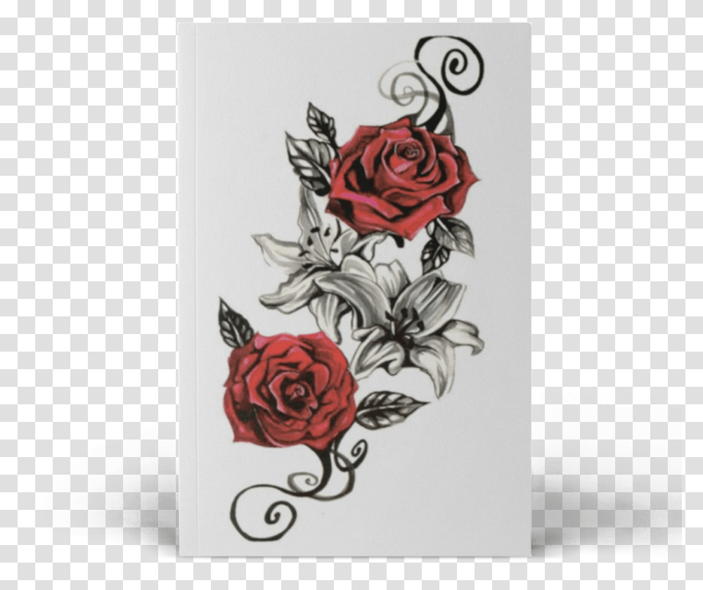 Rose Tattoo Design, Floral Design, Pattern Transparent Png