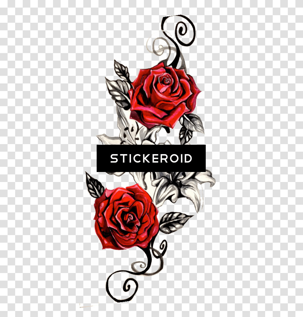 Rose Tattoo, Flower, Plant, Petal Transparent Png