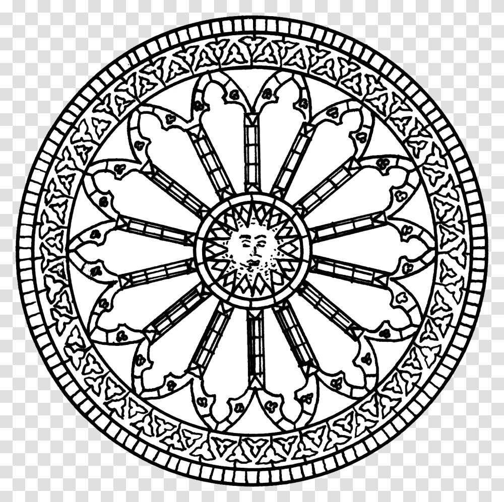 Rose Window Round Table Ladies Circle, Chandelier, Lamp, Lace Transparent Png