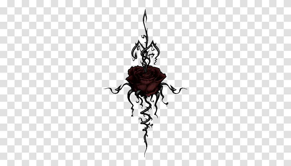 Rose With Thorns Tattoo, Hook, Person, Human, Claw Transparent Png