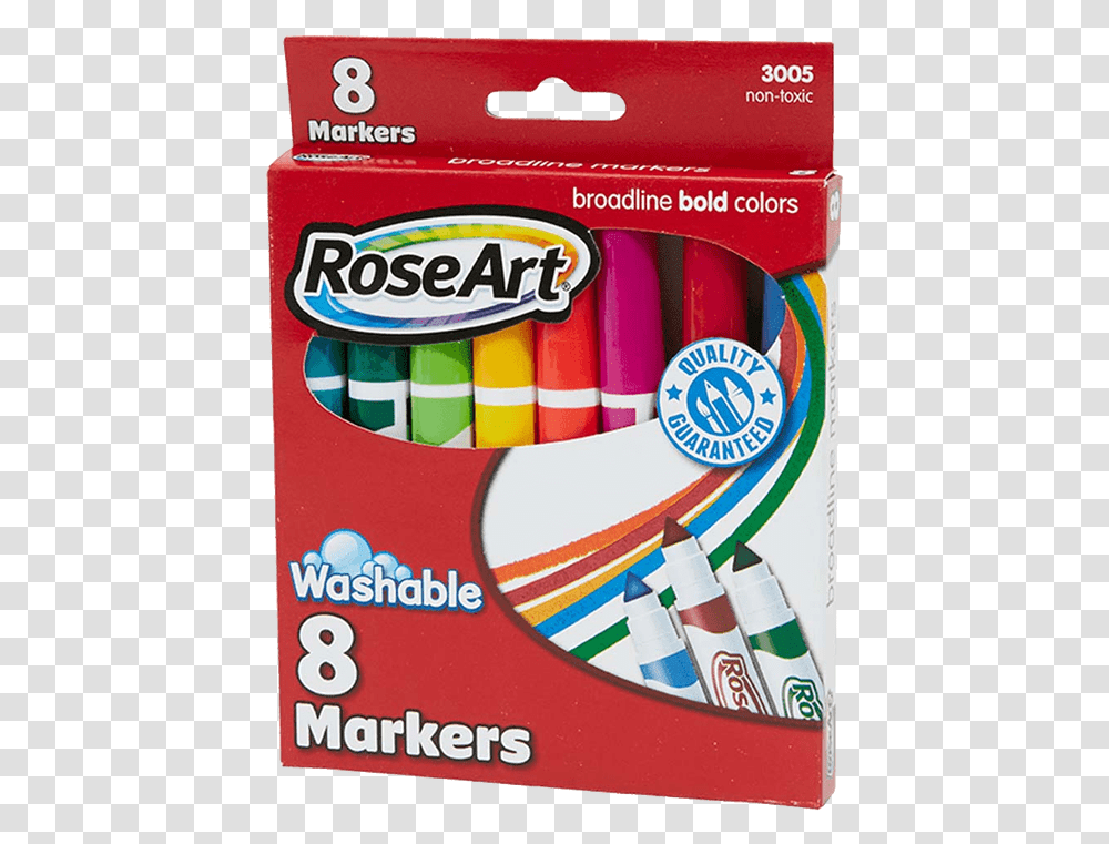 Roseart Markers, Crayon Transparent Png