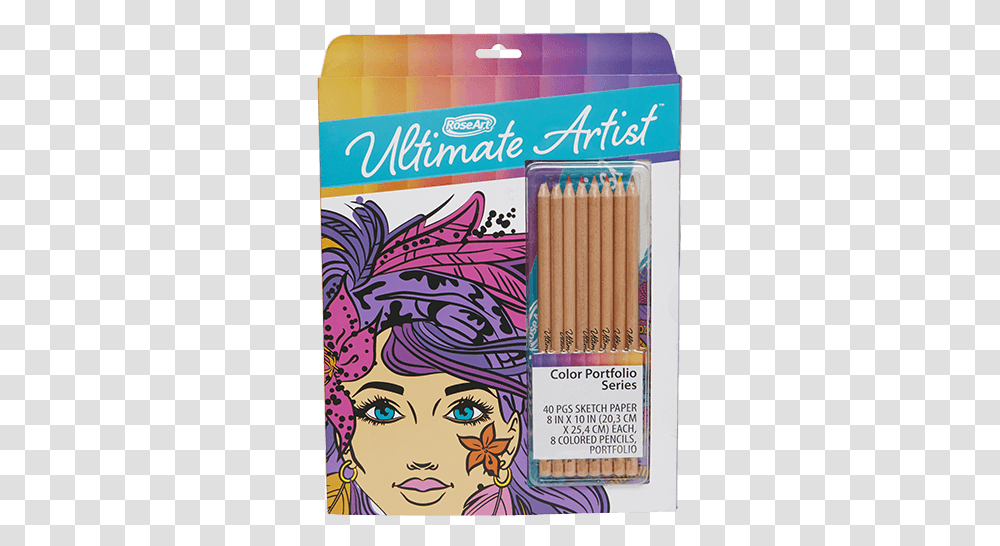 Roseart Ultimate Artist Colored Pencils, Book Transparent Png