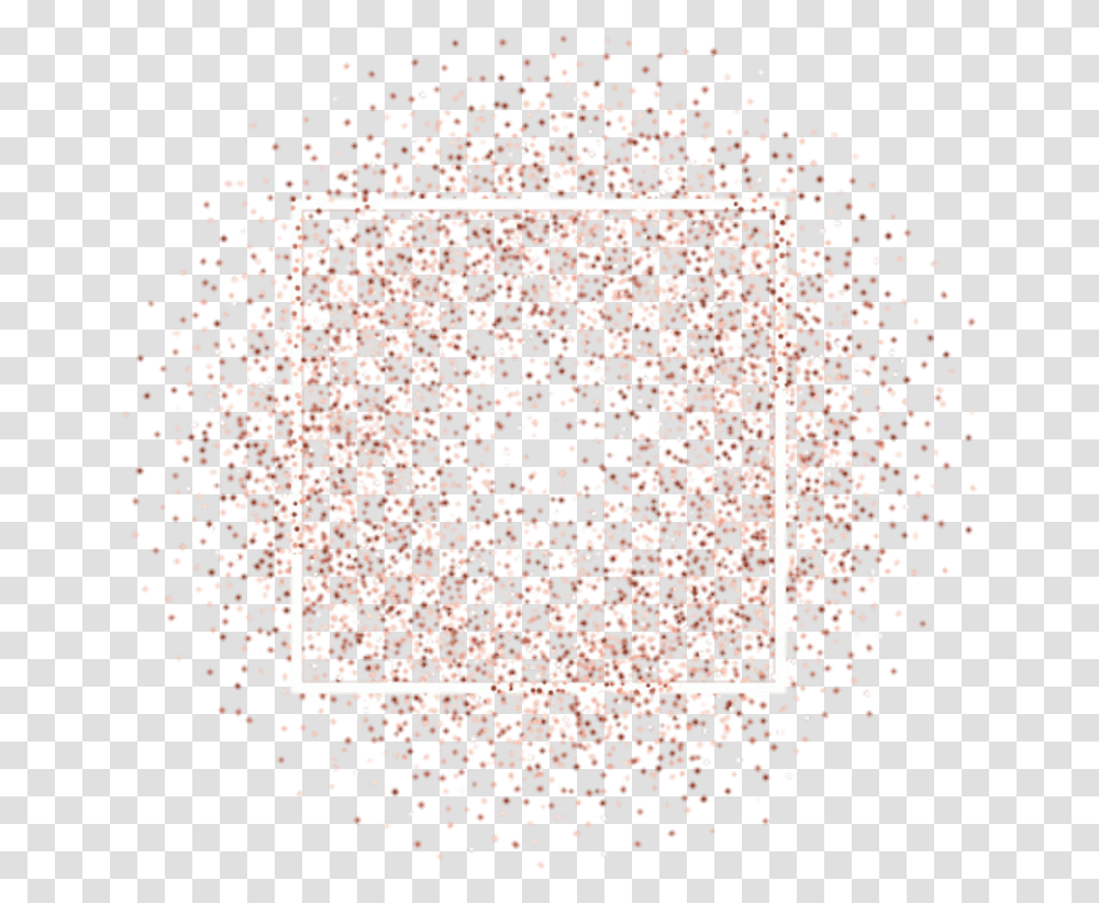 Rosegold Sparkles Frame Border Square Geometricshapes, Rug, Confetti, Paper Transparent Png