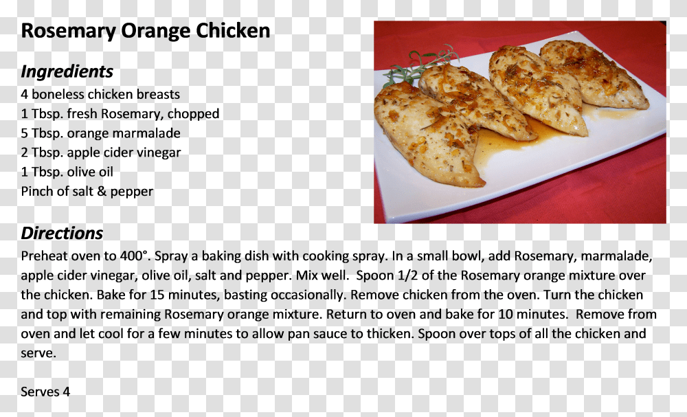 Rosemary Orange Chicken Biscotti, Food, Dish, Meal, Pasta Transparent Png