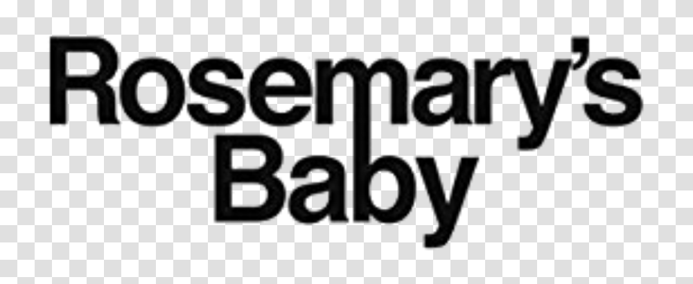 Rosemarys Baby Movie Black Logo, Word, Urban Transparent Png