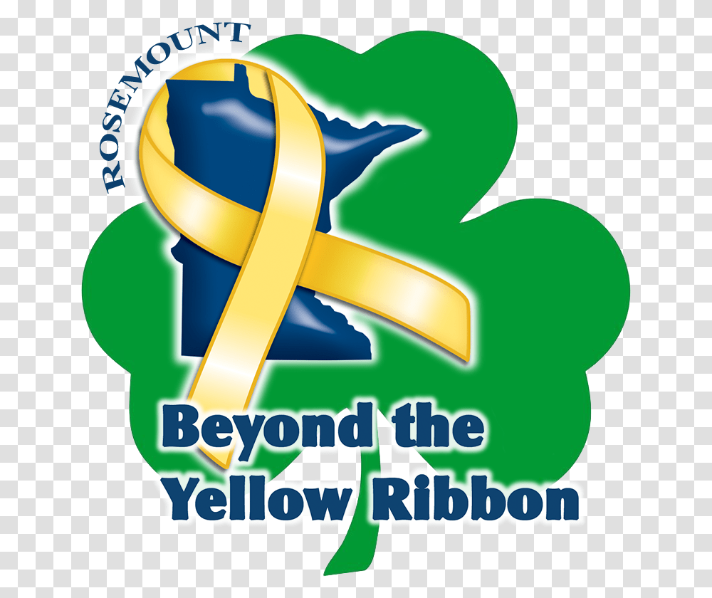 Rosemount Beyond The Yellow Ribbon Sign, Text, Symbol, Logo, Trademark Transparent Png