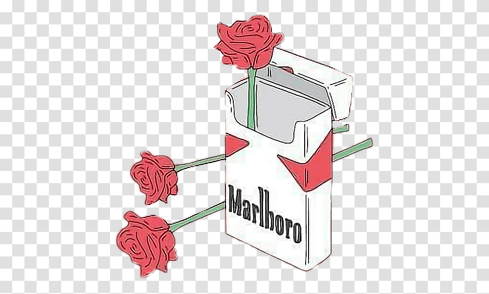 Roses Aesthetic Cigarette Cigarettes Smoking Flowers, Beverage, Drink, Plant Transparent Png