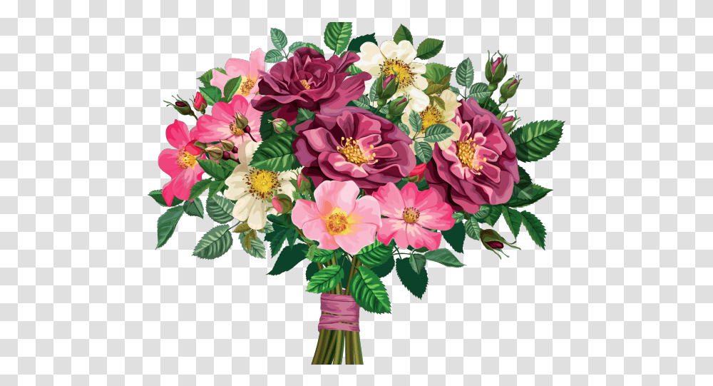 Roses Bouquet, Plant, Floral Design, Pattern Transparent Png