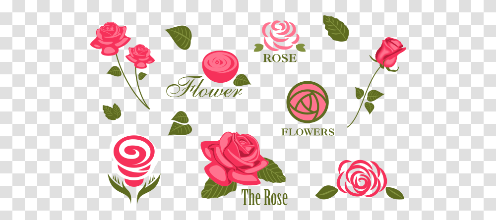 Roses Clipart Logos Related To Flowers, Plant, Text, Graphics, Food Transparent Png
