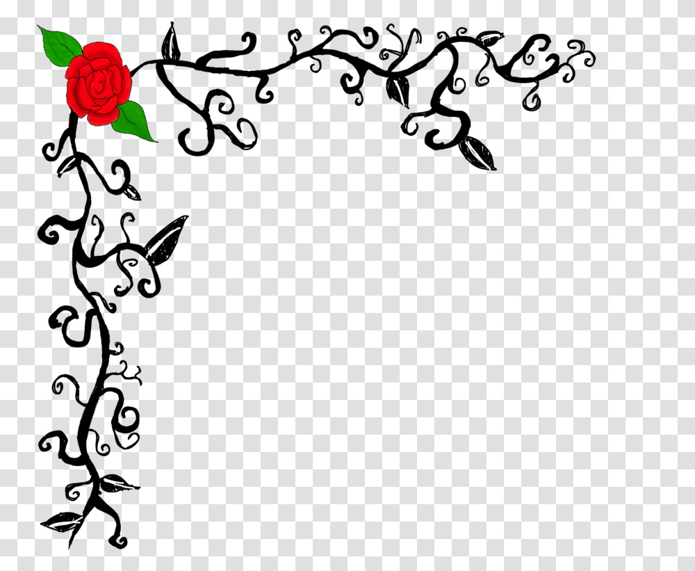 Roses Corner Border Clipart Assignment Front, Outdoors, Bird, Nature Transparent Png