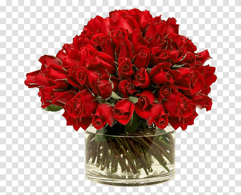 Roses In Vase, Plant, Flower, Blossom, Flower Bouquet Transparent Png