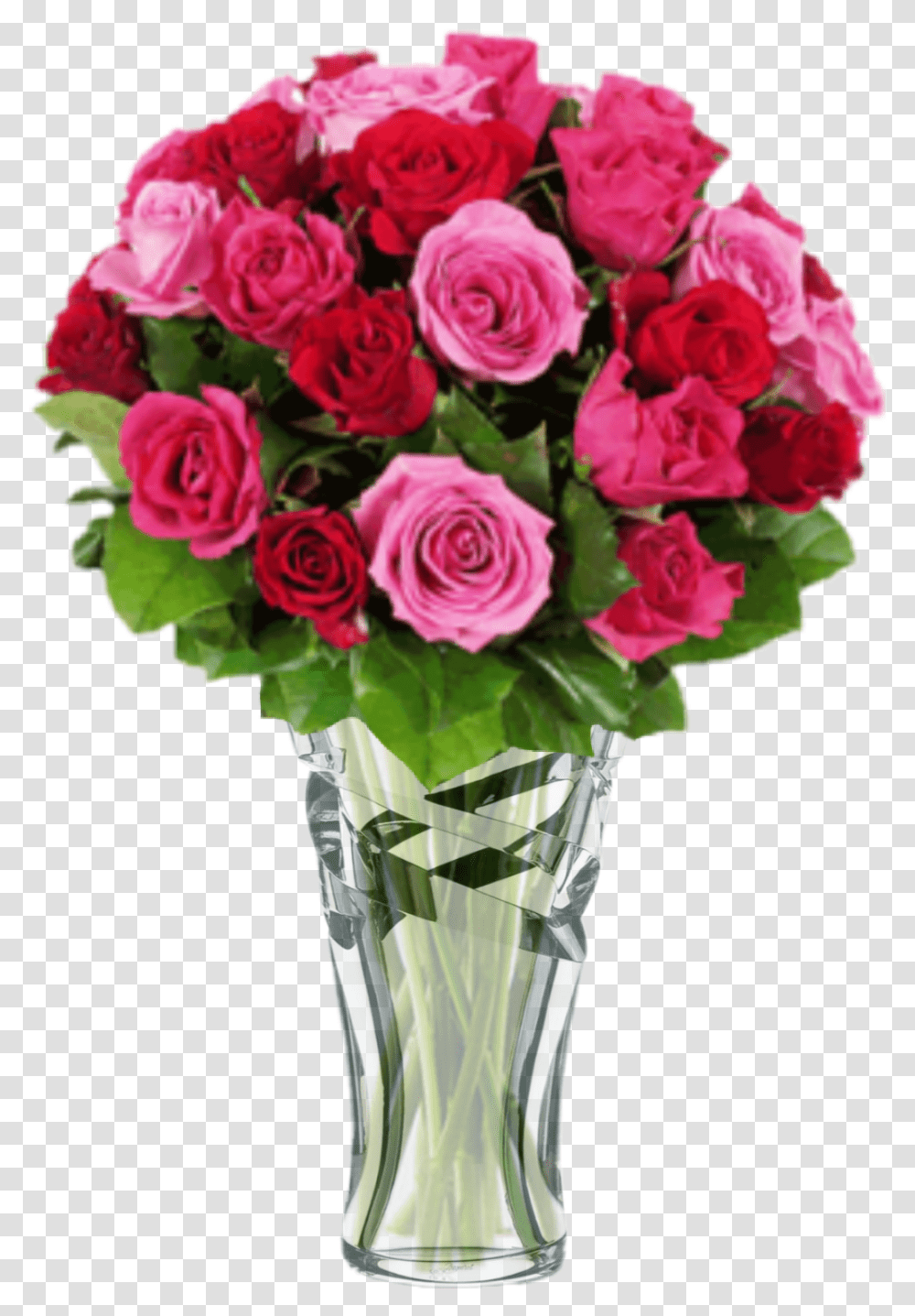 Roses Pinkroses Redroses Valentinesday Anniversary Flower Bouquet, Plant, Flower Arrangement, Blossom, Floral Design Transparent Png