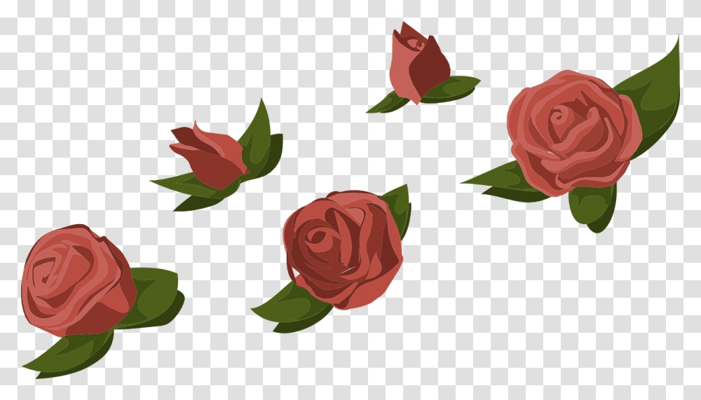 Roses Red Flowers Buds Floral Patterns Blossoms Flower Buds, Plant, Petal, Sprout, Carnation Transparent Png