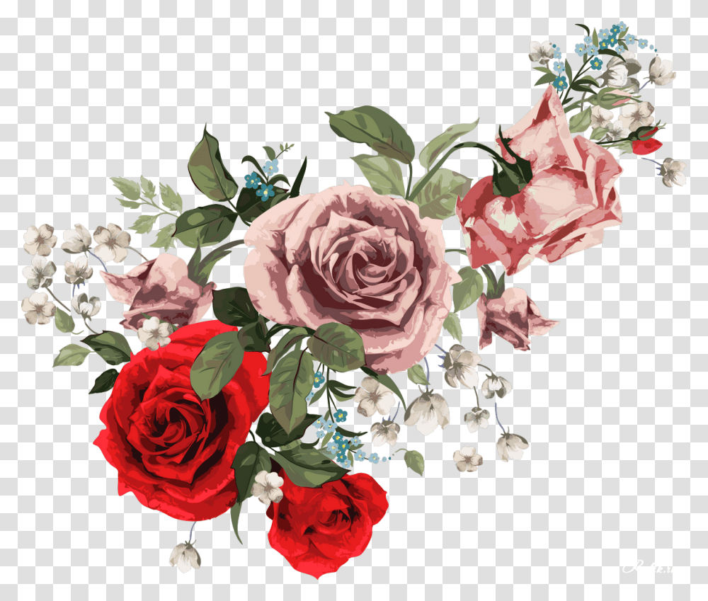 Roses Seamless Pattern, Plant, Flower, Blossom, Floral Design Transparent Png