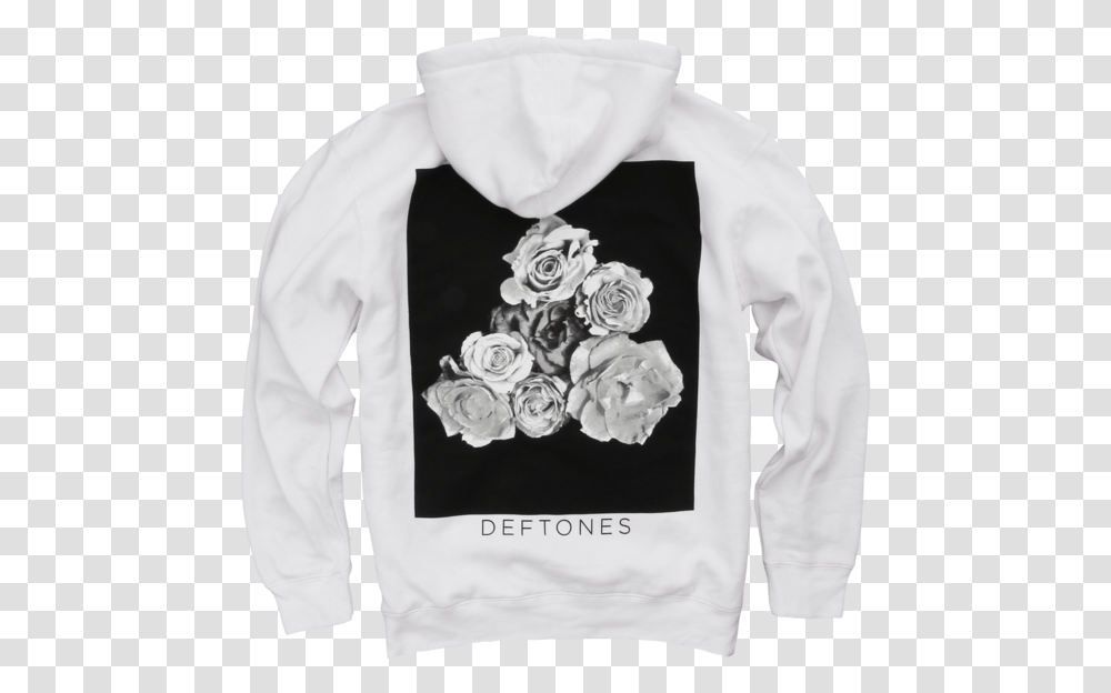 Roses White Pullover Sweatshirt Deftones Vinyl Collection, Apparel, Sleeve, Long Sleeve Transparent Png