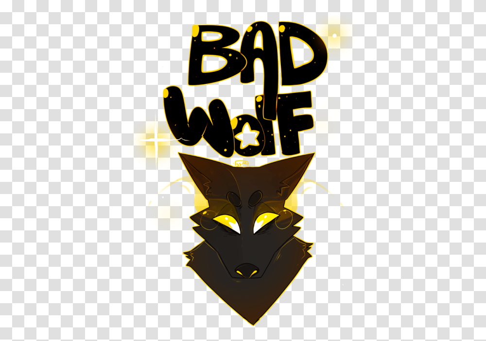 Rosetyler Bad Wolf Illustration, Batman Logo Transparent Png
