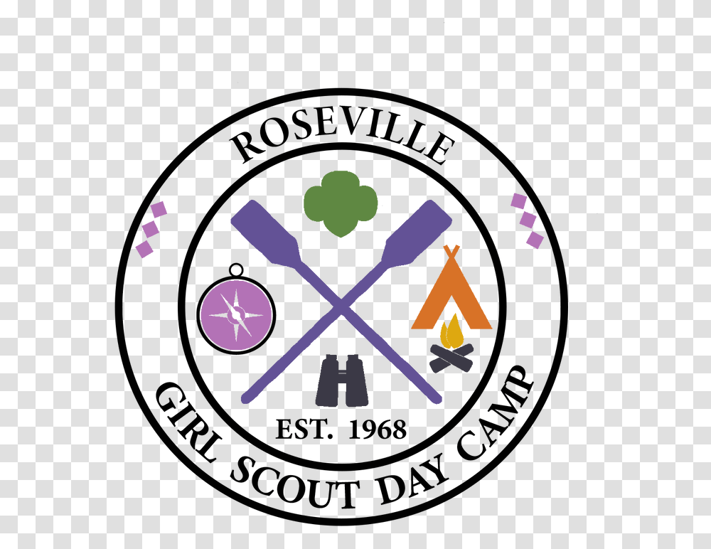 Roseville Girl Scout Day Camp Home Girl Scout Logo Tennessee Work Ethic Diploma, Arrow, Clock Tower Transparent Png