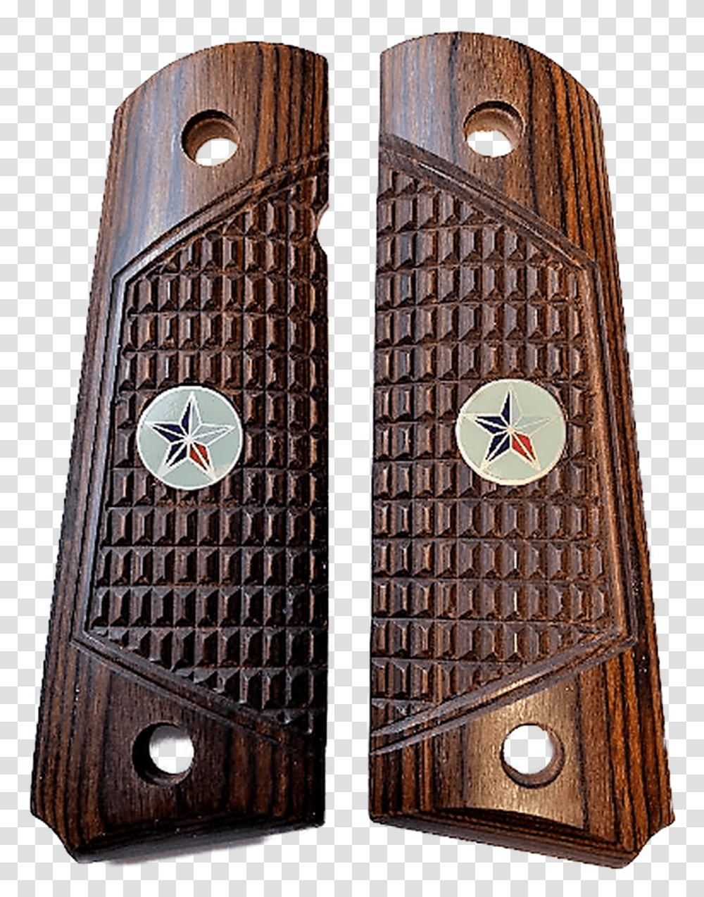 Rosewood Grips Star Medallions Texas Transparent Png