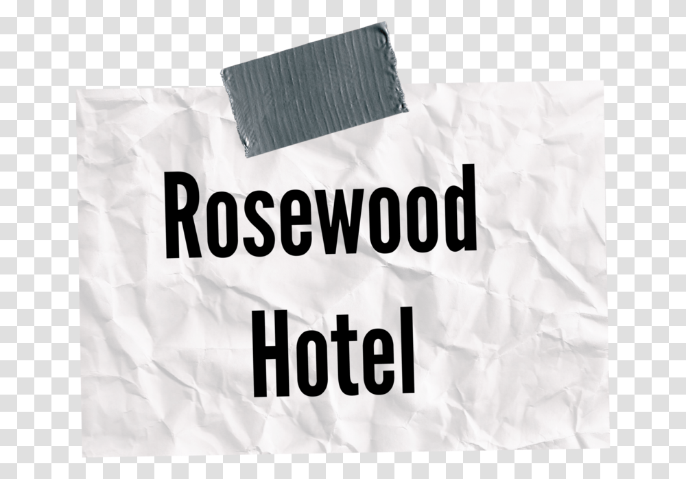 Rosewoodhotel Linens, Paper, Cushion, Plastic Transparent Png