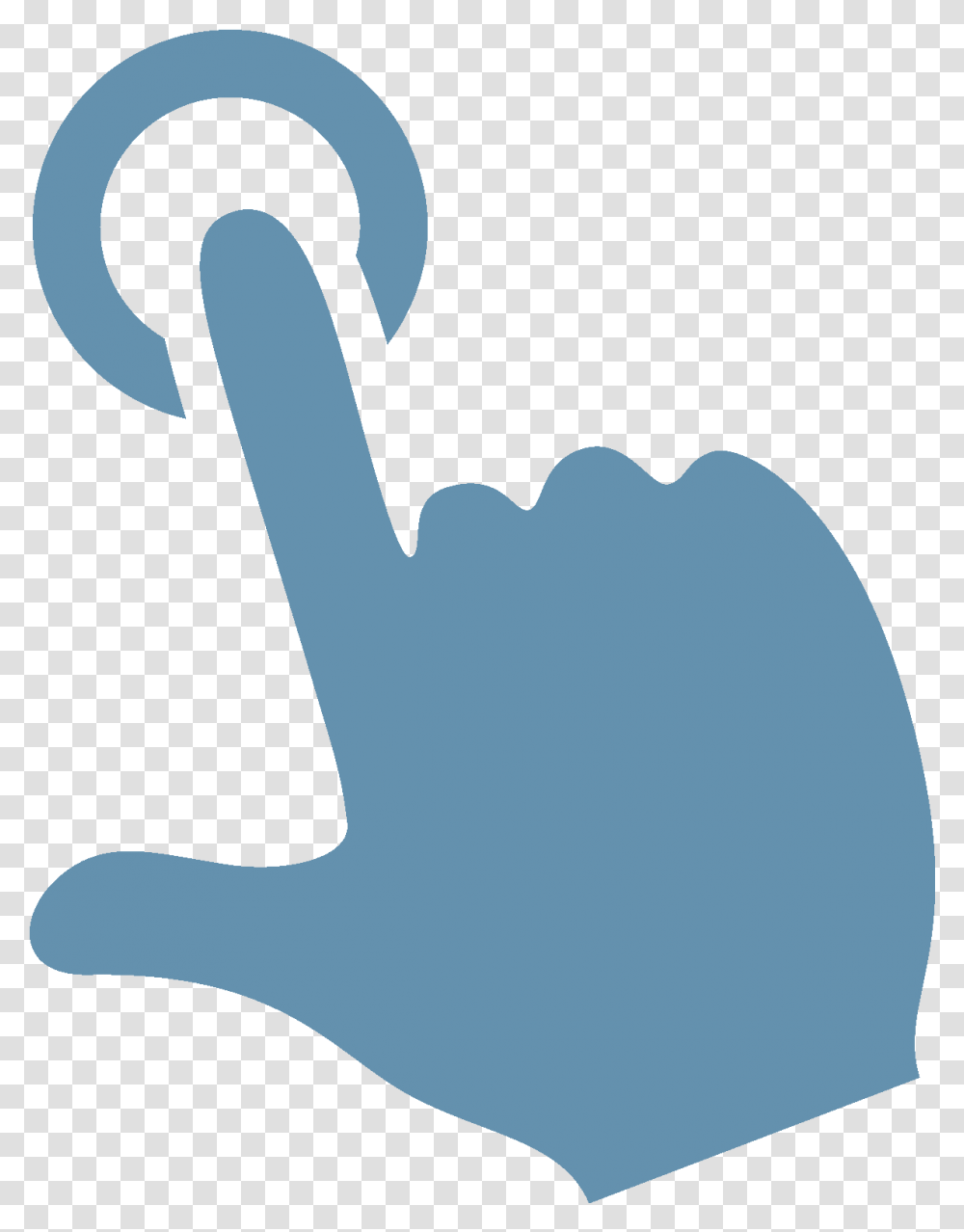 Rosh Hashana Clipart Computer Mouse In Hand Silhouette, Finger Transparent Png