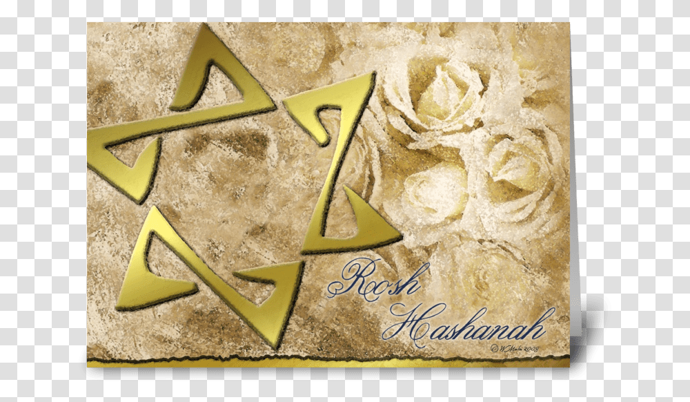 Rosh Hashanah Star Of David Card Greeting Card Christmas Card, Axe, Food Transparent Png