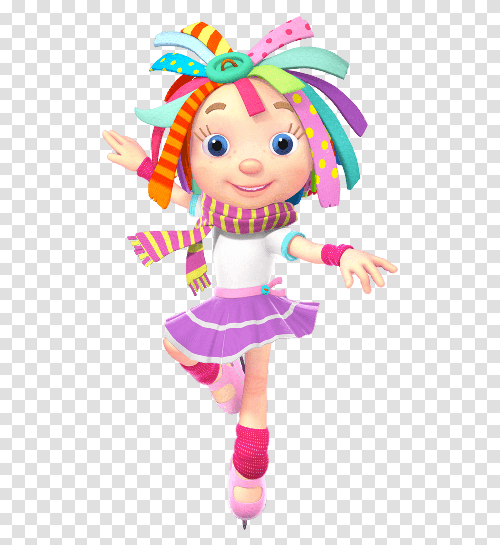 Rosie Ice Skating Everythings Rosie Clip Art, Doll, Toy, Sock, Shoe Transparent Png