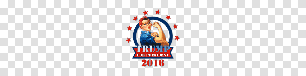Rosie Riveter For Trump, Person, Advertisement, Poster, Performer Transparent Png