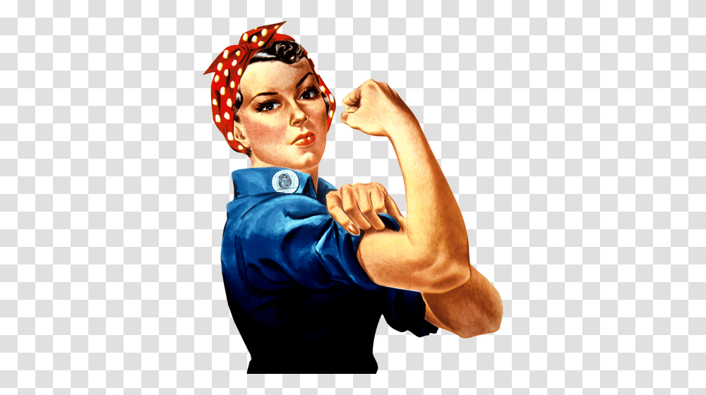 Rosie Riveter Vector Drawing, Apparel, Person, Human Transparent Png