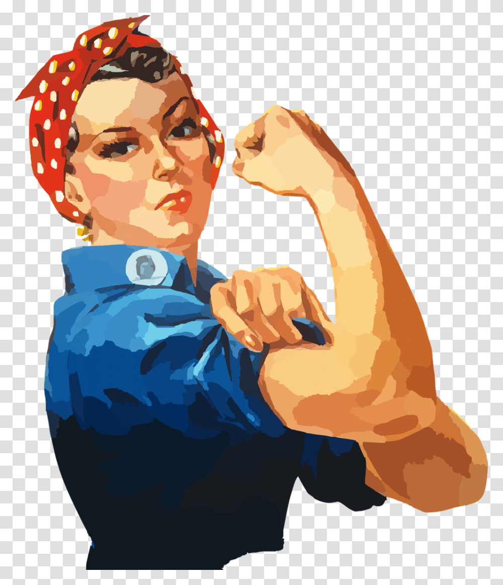 Rosie The Riveter, Hand, Person, Human Transparent Png