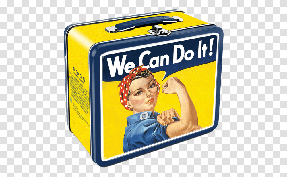 Rosie The Riveter Rosie The Riveter Lunch Box, Person, Human, First Aid, Hand Transparent Png