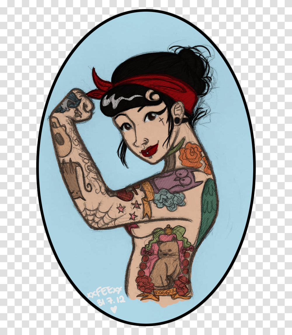 Rosie The Riveter, Skin, Tattoo, Pirate Transparent Png