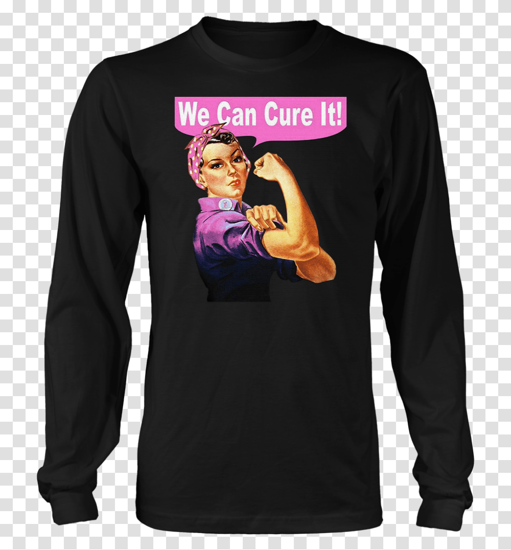 Rosie The Riveter, Sleeve, Apparel, Long Sleeve Transparent Png