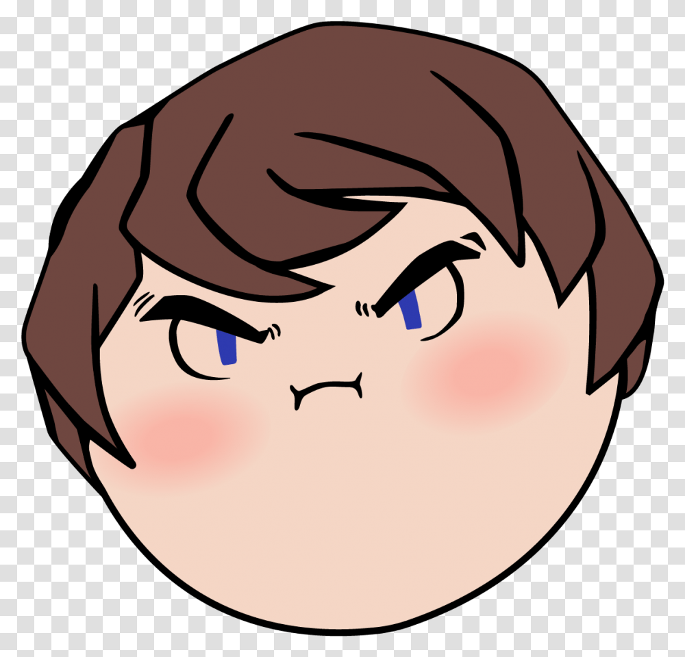 Ross New Grump Head New Game Grumps Heads, Plant, Drawing, Comics Transparent Png