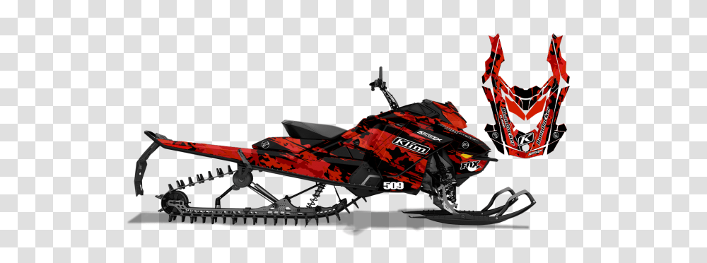 Ross Robinson Camo Designs For Skidoo, Transportation, Vehicle, Motorcycle, Machine Transparent Png