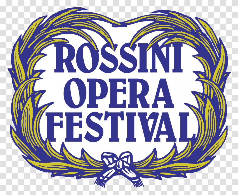 Rossini Opera Festival Logo Logo Rossini Opera Festival, Text, Symbol, Label, Word Transparent Png