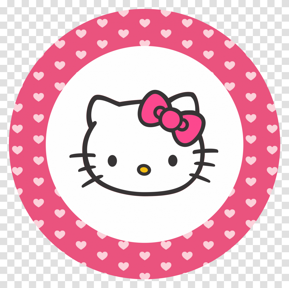 Rosto Da Hello Kitty Arquivo Em Hello Kitty Circle Frame, Label, Text, Logo, Symbol Transparent Png