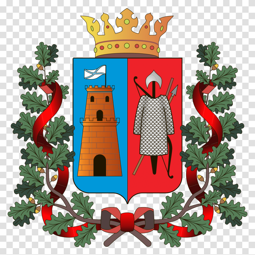 Rostov On Don Coat Of Arms, Pattern, Floral Design Transparent Png