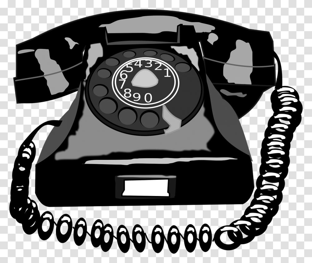 Rotary Phone, Electronics, Dial Telephone Transparent Png