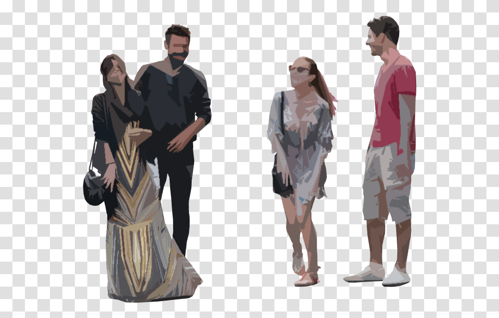 Rotate & Resize Tool People Talking People Walking Front, Person, Clothing, Dance Pose, Leisure Activities Transparent Png