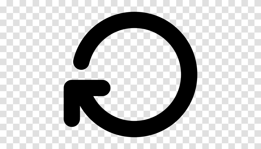 Rotating Clockwise Circular Arrow Icon, Gray, World Of Warcraft Transparent Png